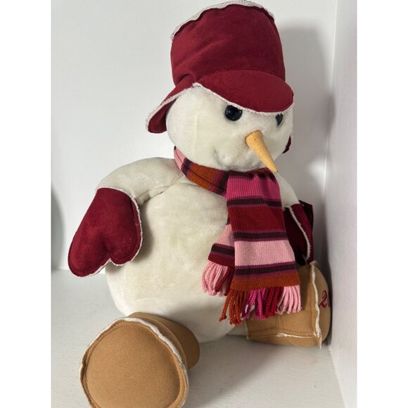 Snowden 2004 Plush Snowman With Hat Scarf & Mittens 18-Inch - Picture 5 of 6